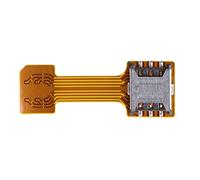 luosh Hybrid Double Dual SIM Card Micro SD Adapter per Extender Nano Mic