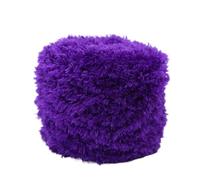 LuoShaiu 200G Velluto Corallo Fatto a Mano Filato di Lana Peluche for Maglieria Naturale all'Uncinetto Soffice a Maglia Lana Gomitoli(39 deep purple)