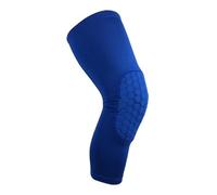 LuoShaiu Ginocchiera Ortopedica 1PC Basket Ginocchiere Protector Compressione Manica A Nido D'ape Schiuma Brace Kneepad Tutore Ginocchio(Blue,M)