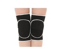 LuoShaiu Ginocchiera Ortopedica 2 ginocchiere for esercizi di ginnastica morbida spugna di nylon protezioni for lo sport supporto for le ginocchia for la pallavolo Tutore Ginocchio(Black)