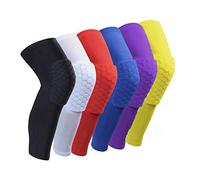 LuoShaiu Ginocchiera Ortopedica Ginocchiera di sicurezza for lo sport Ventilazione anticollisione Pallavolo Pallacanestro Ginocchiera Tutore Ginocchio(Blue,M)