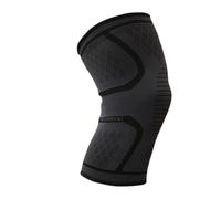 LuoShaiu Ginocchiera Ortopedica Ginocchiera Fitness Corsa Ciclismo Sport elastica Tutore Ginocchio(Black,XL1)