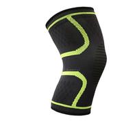LuoShaiu Ginocchiera Ortopedica Ginocchiera Fitness Corsa Ciclismo Sport elastica Tutore Ginocchio(Green,M)