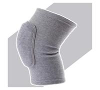 LuoShaiu Ginocchiera Ortopedica Ginocchiere a compressione sportiva Ginocchiere elastiche Protezione for ginocchia in spugna ispessita Tutore Ginocchio(1pc Gray,M)