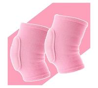 LuoShaiu Ginocchiera Ortopedica Ginocchiere a compressione sportiva Ginocchiere elastiche Protezione for ginocchia in spugna ispessita Tutore Ginocchio(2pcs Pink,S)