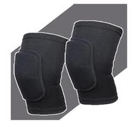 LuoShaiu Ginocchiera Ortopedica Ginocchiere a compressione sportiva Ginocchiere elastiche Protezione for ginocchia in spugna ispessita Tutore Ginocchio(2pcs Black,M)
