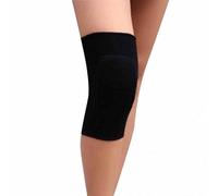 LuoShaiu Ginocchiera Ortopedica Ginocchiere da ballo ad alta elasticità, copertura protettiva antiurto in schiuma for adulti e bambini Tutore Ginocchio(Black,S)