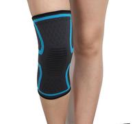 LuoShaiu Ginocchiera Ortopedica Ginocchiere elastiche da 1 pezzo in nylon, ginocchiere for il fitness, attrezzature for il fitness Tutore Ginocchio(Blue,XL1)