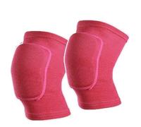 LuoShaiu Ginocchiera Ortopedica Ginocchiere Sportive Elastiche In Spugna Ispessita Supporto Tutore for Allenamento Danzante Tutore Ginocchio(2pcs Red,S)
