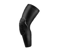 LuoShaiu Ginocchiera Ortopedica Tutore for le donne lungo pallavolo pallacanestro manica gamba compressione ginocchiere protettore Gear calcio palestra Tutore Ginocchio(Black,M)