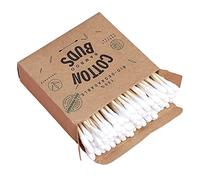 luoshaPUCY Cotton fioc di bambù Coton Buds, Swabs, Versatili, Ecocompatibili (100 Pezzi)