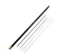 LUOSHUAI Canna da Pesca Alto Carbonio 8m 9m 10m 11m 12m 12m 13m Power Hand Pesca Canna da Pesca Ultra Hard Super Light Telescopic Stick con Punta di Ricambio Canna da Pesca Fissa