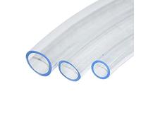 LUOSHUAI Tubo Gomma Trasparente Tubo Flessibile da Giardino Flessibile da 1/2 "3/4" 16mm 20mm 24mm Bianco Trasparente Giardino ESPIANTO Giardino Giardino Acqua Acqua Acqua Acqua 5M Tubo PVC
