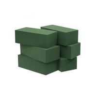 LUOWAN Crafare - 6 blocchi di schiuma per fiori freschi e bagnati, in schiuma, per composizioni floreali fresche primaverili e forniture artigianali, 22 x 9,9 x 3,9 x 3 cm (lunghezza x larghezza x