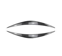 LUOWEINA 2 pezzi ABS faro sopracciglia palpebra faro 3D Trim adesivi adatti for Hyundai I30 PD I30 MK3 1.4GDI 1.4TGDI 2017-2020 Palpebre dei fari delle auto(Carbon Look)