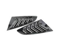 LUOWEINA Adesivo copertura otturatore laterale finestrino, adatto for Ford, Mustang 2015-2020 Kit per lo styling delle persiane delle finestre(Gloss Black)