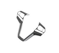 LUOWEINA Adesivo for rivestimento coprivolante for auto, adatto for Isuzu, D-Max Dmax 2021-2024 MU-X MuX 2022-2024 Accessori auto Decorazione pulsanti Protezione telaio volante