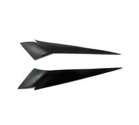 LUOWEINA Auto Faro Palpebra Sopracciglio Misura for X1 E84 2009-2015 Trim ABS Sopracciglia Adesivi Trim Auto Accessori Esterni Palpebre dei fari delle auto(Black)
