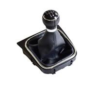 LUOWEINA Copri pomello cambio 5/6 marce for auto, adatto for VW, adatto for Golf 5 MK5 2005-2010, adatto for Golf 6 MK6, adatto for Jetta, accessori for auto, cuffia leva cambio copri cuffia cambio(5