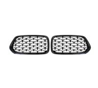 LUOWEINA Diamante Auto Paraurti Anteriore Griglia Da Corsa Grill Misura for X2 F39 2018 2019 2020 2021 2022 Griglia paraurti anteriore auto(Gloss Black)