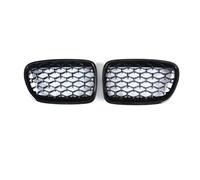 LUOWEINA Diamante Paraurti Anteriore Griglie Griglia Car Styling Griglie radiatore sportive Auto Grill Misura for Serie 5 GT F07 528i 535i 550i 2009-2017 Griglia paraurti anteriore auto(Gloss Black)