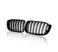 LUOWEINA Doppia Linea Auto Griglia Anteriore Griglia Maglia Misura for X3 X4 F25 F26 2014 2015 2016 2017 Net Trim Striscia di Copertura Griglia paraurti anteriore auto