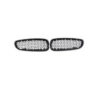 LUOWEINA Griglia anteriore for auto, adatta per, E89 Z4 2009-2016 Griglia a rete stile meteora con diamante cromato Griglia paraurti anteriore auto(Black silver)