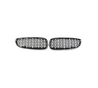 LUOWEINA Griglia anteriore for auto, adatta per, E89 Z4 2009-2016 Griglia a rete stile meteora con diamante cromato Griglia paraurti anteriore auto(Silver)