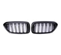 LUOWEINA Griglia Auto Paraurti Anteriore Griglie Da Corsa Grill Misura for Serie 5 G30 G38 525I 530I 540I 550I 2018-2020 Griglia paraurti anteriore auto(Gloss Black)