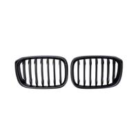 LUOWEINA Griglia for paraurti anteriore for auto, adatta per, X3 X4 G01 G02 2018-2021 Griglie da corsa Singola stecca Nero lucido Accessori for auto di ricambio Griglia paraurti anteriore auto(Matte B