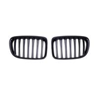LUOWEINA Griglie Hood Grill Misura for E84 X1 2010 2011 2012 2013 2014 2015 Anteriore Sport Car Styling Griglia paraurti anteriore auto