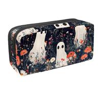 Luoweisi Astuccio per matite di grande capacità, organizer per cancelleria, multifunzione, per forniture per ufficio, streghe, gatti e zucche, Multicolore 17, 2.3x8.2x3.9in/6x21x10cm, Organizer per