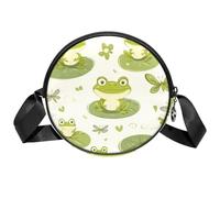 Luoweisi Borse a tracolla da donna con conchiglie da spiaggia a forma di stella marina borsa a tracolla rotonda alla moda, Multicolore 17, Taglia unica