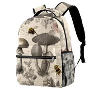 Luoweisi Zaino per la scuola con gatto che tiene freccia tridente che cavalca uno squalo zaino per la scuola per ragazzi ragazze zaino leggero zaino casual borsa per libri per viaggi sport