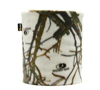 Lupa Scaldacollo unisex a doppio strato in micropile - Scaldacollo per uomo - Scaldacollo invernale da donna, Mossy Oak Bianco, taglia unica