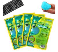 LUPATDY 4 pezzi per la pulizia della tastiera, gel per la pulizia dell'auto, utilizzato per la pulizia della tastiera, la pulizia dei prodotti elettronici