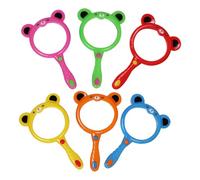 Lupe - Lupe Für Kinder | 6 Stück Kinderlupen | Taschenlupe | Tragbarer Ergonomischer Griff, Bruchsichere Spielzeuglupe, 6-Teilig, Zum Sammeln, Terrario, Naturerkundung, Stamm, Outdoor, Detektiv