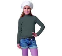 JADEA Maglia Lupetto Bambina 262 Manica Lunga in Cotone, GRIGIO 9-10 anni