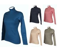 SG Lupetto donna maglia mezzo collo manica lunga caldo e soffice cotone bio RAGN