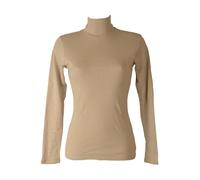 RAGNO Lupetto Donna Maglia Mezzo Collo Manica Lunga Caldo e soffice Cotone bio Articolo D274AZ BIO Cotton, C13 String, 3 - Terza