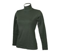 RAGNO Lupetto Donna Maglia Mezzo Collo Manica Lunga Caldo e soffice Cotone bio Articolo D274AZ BIO Cotton, 027 Bottiglia, L