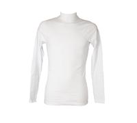 RAGNO Lupetto Mezzo Collo Uomo Maglia Manica Lunga Caldo e soffice Cotone bio Articolo U262AZ BIO Cotton, 010 Bianco, XXL