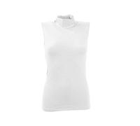 lupetto smanicato donna JADEA cotone elasticizzato art. 4058 (s/m, bianco)
