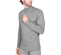 Lupetto Uomo Maglia Sottogiacca Manica Lunga Caldo Cotone Felpato a Collo Alto