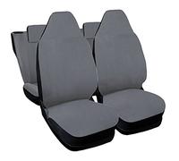 Lupex Shop Coprisedili auto compatibili per C1 prima serie dal 2005 al 2014 con poggiatesta integrato, Grigio Chiaro, Prodotto Made In Italy