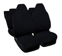 Lupex Shop Coprisedili auto compatibili per C1 prima serie dal 2005 al 2014 con poggiatesta integrato, Nero, Prodotto Made In Italy