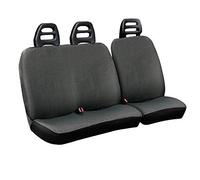 Lupex Shop Furgone_C.b_G-Ducato Coprisedili per Furgone 3 Posti cintura bassa in cotone grigio compatibili per Ducato anno 2000