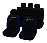 Lupex Shop G.Punto5_N.BS Coprisedili Auto compatibili Grande Punto, Nero - Blu Scuro