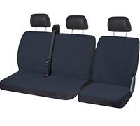 Lupex Shop Set Coprisedili Universali per Furgone 3 Posti misto Cotone poliestere, singolo + doppio, Cintura Alta, colore Blu Scuro