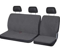 Lupex Shop Set Coprisedili Universali per Furgone 3 Posti misto Cotone poliestere, singolo + doppio, Cintura Bassa, colore Grigio scuro